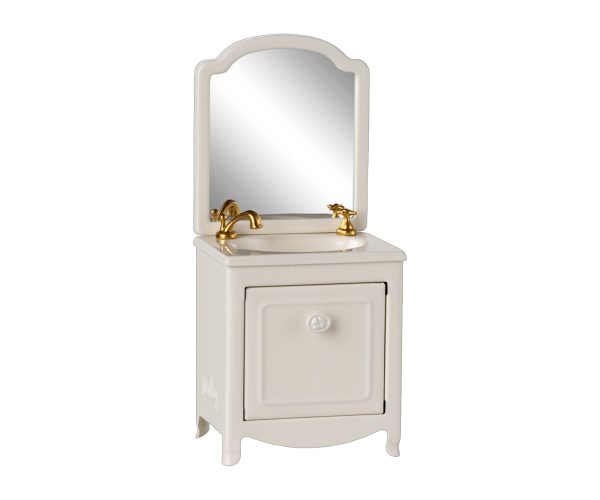 Lavabo aparador con espejo off-white Maileg