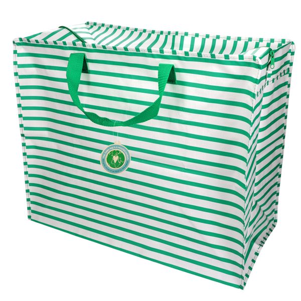 Bolsa de almacenaje rayas verde